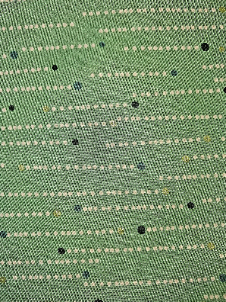 Michael Miller Playful Green Stripe is a high-quality quilting fabric