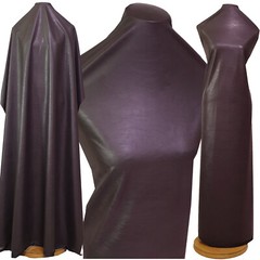 Thin Soft Wet Leather look Lambskin 4-way Stretch Vinyl Fabric Bodycon Dress 54″