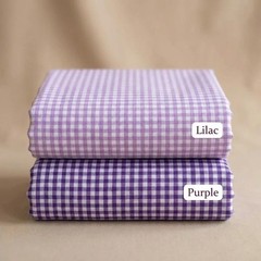 Green Gingham Fabric Poly Cotton 1/8 Inch Small Check 60 Inch Wide