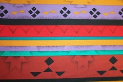 NEW, Cranston Colorful Print is very vibrant and 44 inches wide