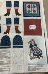 Cranston Print Works “Granny and Her Quilt” Fabric Panel New