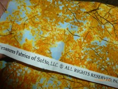 Timeless Treasures Fabrics of SOHO Fall Sky Autumn 1/2 yd