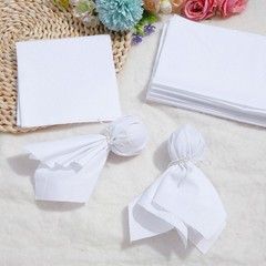 20 PCS 10×10 Inch White Fabric Squares Cotton Precut Sewing Quilting Craft