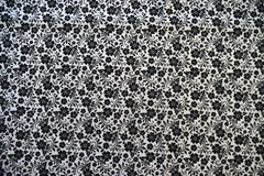 1/4 yard 100% cotton fabric from MDG Fabrics Black and White Scroll Like Floral