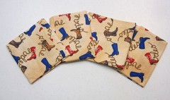 7 “Cowboy Up” Fabric Fat Quarters Cotton Boots Lariat Patrick Lose