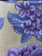 2 Better Homes & Garden 100% Cotton 72 x 45, 4 Yard Yellow Floral Homedec Fabric