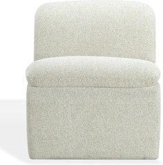 Ainslie Taupe Boucle Accent Chair – Modern Lounge, Fully Assembled