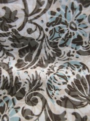 3+ Yards Floral Botanic Bohemian Manor Fabric By In The Beginning
