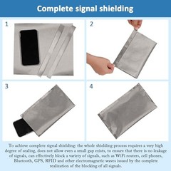 Faraday Shielding Fabric 43×130 with Tape Military Grade