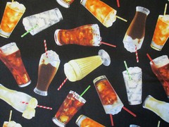Realistic Taco Tacos Deluxe Snacks Food Cotton Fabric FQ