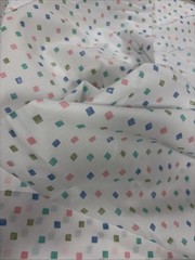 Lg Full Piece Lt Weight Cotton Fabric 7 Yards 4″ x 46″ Wide White & Pastels New
