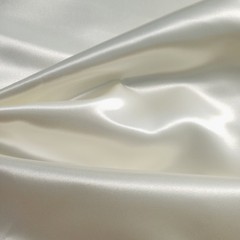 Heavy Ivory Bridal Duchess Satin Fabric 58″ By The Yard Glossy Poly Satin