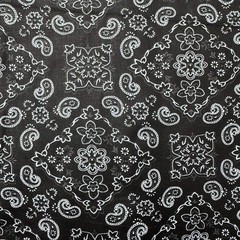 Cotton-Blend Fabric, Paisley-Bandana Motif Pattern(7 Colors) – By the Yard