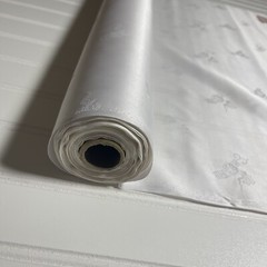 SILK White, FABRIC 1 Yard x 22 Inches Wide or 36 Inches x 22 Wide SOLD BY YARD