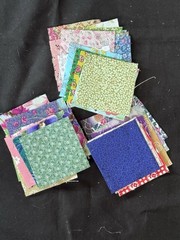 Mini Charm Pack 2.5″ Squares. 42 Floral Prints Sewing Quilting Crafting