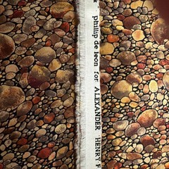 Alexander Henry Fabric Rivers Rock 1996 Half Yard Fall Autumn Cotton