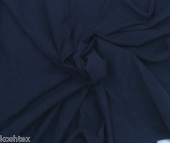 Navy Cotton Jersey Knit Fabric by the Yard FIRE RESISTANT 64″W 6/15