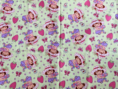 VINTAGE 2004 Strawberry Shortcake Berries & Flowers – BTFQ: 18″ x 22″