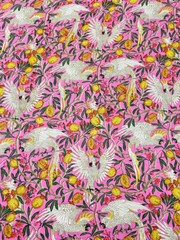 Print_805 Handmade Animal Bird Running Cotton Indian Fabric 2.5 Yard Hand-Block