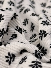 RIB 2×1 Knit Print 95% Polyester 5% Spandex 58/60″ Fabric By The Yard