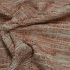 Sultan Blush Peach Taupe Cream Woven Chenille Golding Fabric