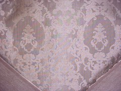 1-1/2Y Cassaro VE16077 Verona Platinum Faux Silk Damask Upholstery Fabric