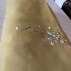 SILK Mustard Yellow FABRIC 10 Yards x 22 Inches Wide or 360 Inches x 22 Wide