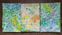 Vtg Colorful Floral Fabric Lot 70s 60s Flower Power Retro Butterflies 54×34 READ