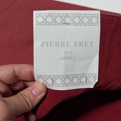 Lot of 2 Pierre Frey SOHO Uni & SOHO Marbre Fabric Remnant Both 34 x 26 inches