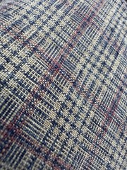 Vintage Handwoven Fabric Bundle Plaid Stripe Primitive Patchwork Cotton 10 pcs