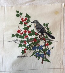 8 Panel AMERICAN SONGBIRD VIP CRANSTON Cotton FABRIC Panels 44″ x 24.5″