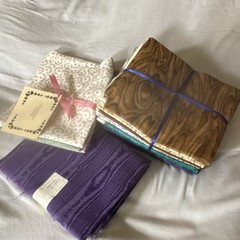 Country Cute! Fabric Bundles Floral & Woodgrain Patterns Multicolor Mixed Themes