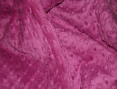 BERRY PLUM MINKY CUDDLE DIMPLE DOT PLUSH SEW QUILT CRAFT FABRIC BTY & PRECUTS
