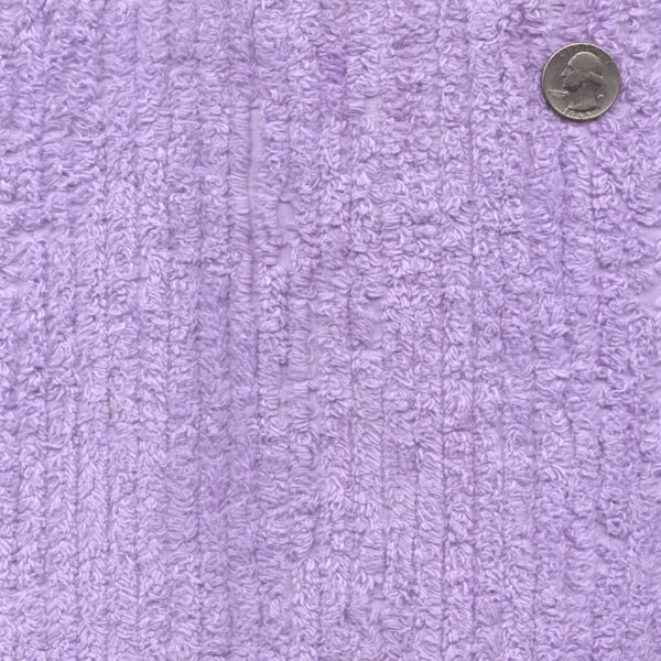 Terry Chenille Lilac (Lavender Purple) 57″ Wide Fabric by the Yard A414.38