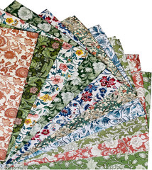 8″X8″ 50Pcs Cotton Fabric Squares for Sewing Quilting Supplies 100% Cotton