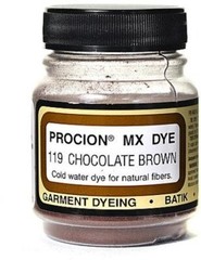 Chocolate Brown Fabric and Material Dye 2/3 oz