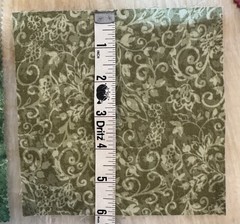 Junk Journal Fabric Lot Moda Grunge Christmas Red Green Scrap Quilting 16pc