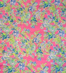 Lilly Pulitzer Polyester Fabric Multi Squeeze The Day 36″ x 57″