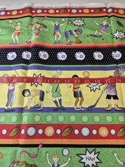 Extreme Fun Possibilities for Avlyn Inc. Sports Kids Fabric 34×44 Inches