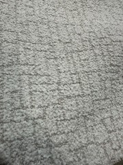 Textured boucle Upholstery Fabric remnant 34×54″ Ivory