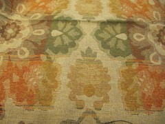 Piece of 20″ Long x 60″ Wide New(Remnant) Fabric; Multicolored(Flowers);
