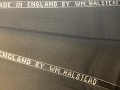Vintage Halstead English 50% Mohair 50% Wool English Suiting 3m 395 g/m