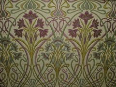 Art Nouveau Thick Jacquard Fabric Mulberry Designer Curtain Upholstery Cushion
