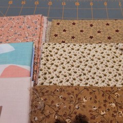 LOT OF 15 FAT QUARTERS COTTON FABRIC ASSTD COLORS & DESIGNS lot 8