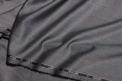 Marzoni Silk and wool Amore line sharkskin suiting fabric material.