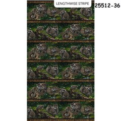Little Rascals Raccoon cotton quilt fabric Northcott Stonehenge Bark 25515-93