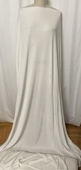 Luxurious Silk Rayon Knit Blend Natural White Color Fabric By the Yard 60″ Wide