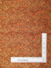 Sunflowers Gold Rust Red Fabric Autumn Golden Harvest Choice Fabrics Cotton Yard