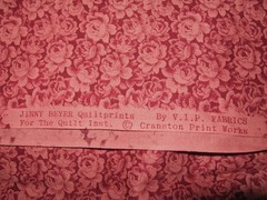 Jinny Beyer Quiltprints Burgundy Wine Roses Cotton Quilt fabric BTY 42″W Maroon