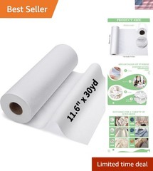 Medium Weight Interfacing Fabric for Sewing: White 11.6″ x 30yd Iron On Non-W…